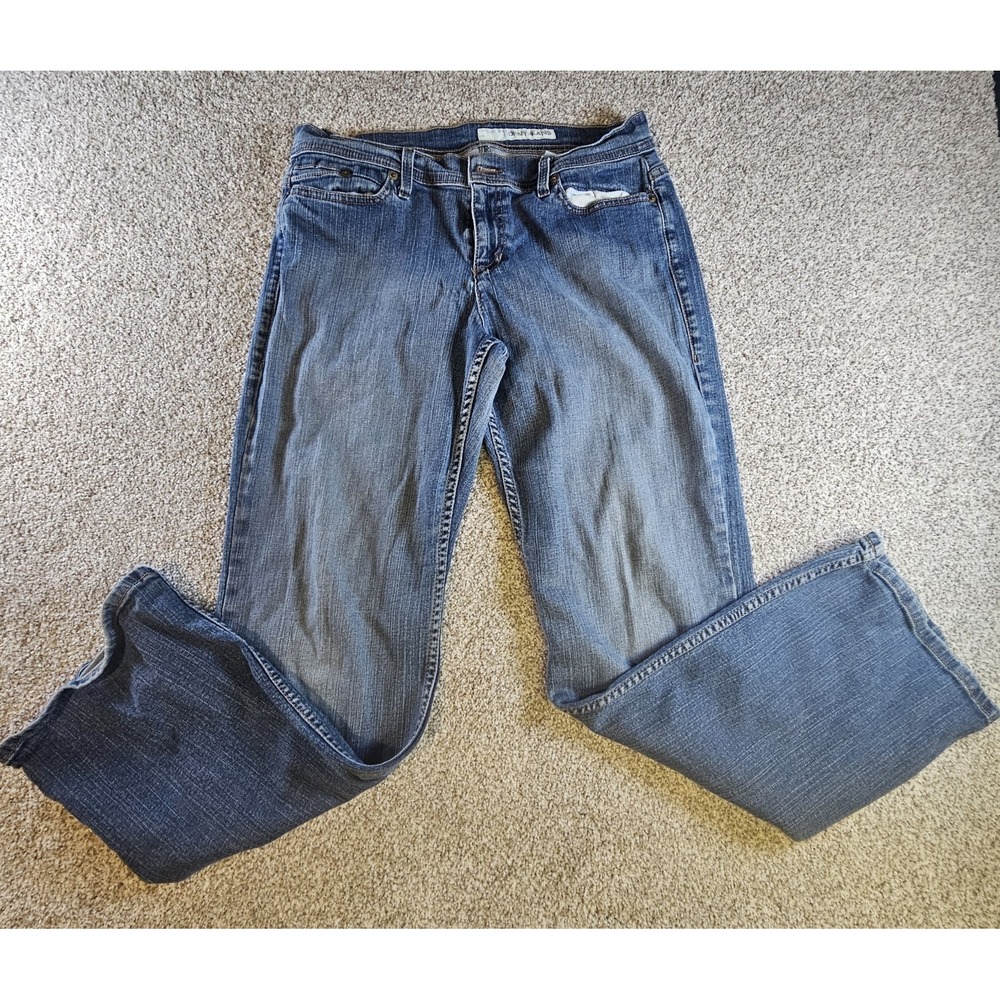 DKNY Jeans Women's‎ size 12R Blue Med Wash Straight 5 pocket Comfort